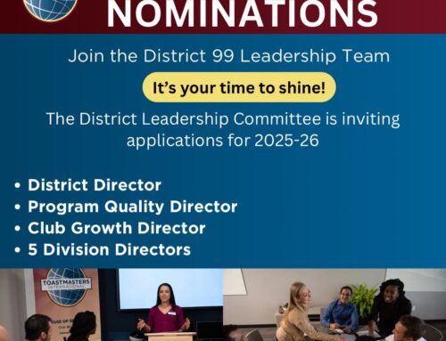 Your next step as a D99 leader starts NOW!