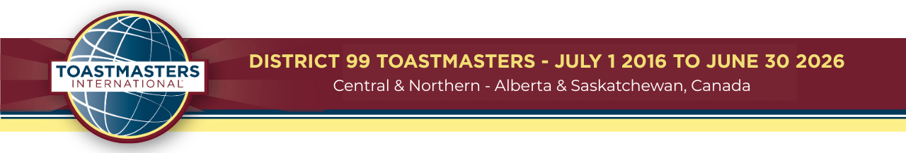 District 99 Toastmasters Logo